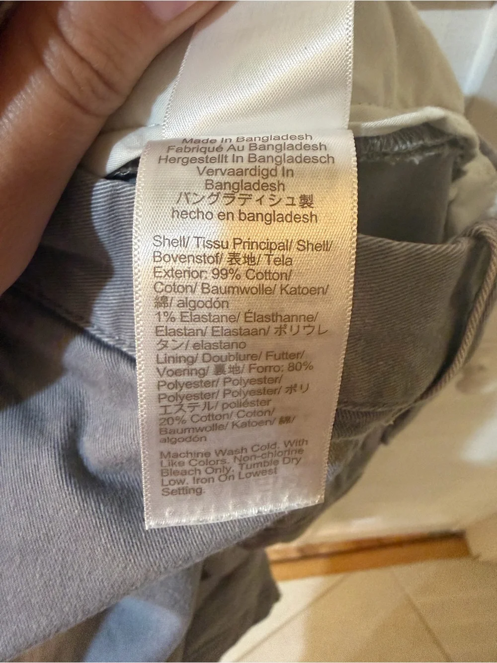 J. Crew Men's Gray Chino Pants